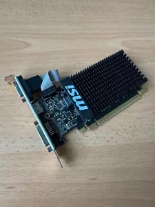 MSI Nvidia GeForce GT 710 2GD3H LP 2GB DDR3 Graphics Card PCIe 2.0 - Picture 1 of 3