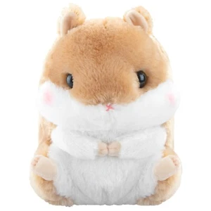 Plüschtier Nemu Neko - Weihnachtsgeschenk Hamster Braun Kuscheltier - Bild 1 von 5