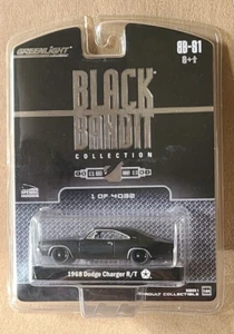 New 1:64 GREENLIGHT BLACK BANDIT COLLECTION Series 1 1968 DODGE CHARGER R/T - Picture 1 of 4