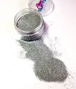 Biodegradable Cosmetic Festival Glitter Ultra Fine Silver - Picture 1 of 1