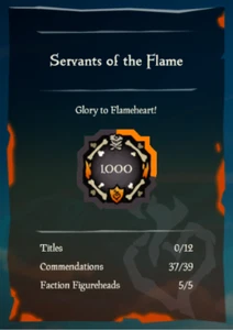 Sea of thieves Boost 0-1000 lvl PVP Servants of the Flame | Custom Order - Picture 1 of 2