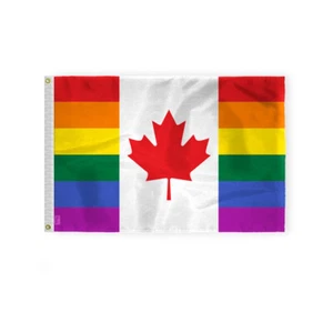 Bandera Orgullo de Canadá - Impreso a una cara - Ojales de latón - Colores a prueba de decoloración - Imagen 1 de 15