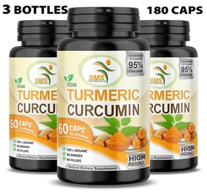 TURMERIC 15,050mg EXTREME 95% CURCUMIN TUMERIC EXTRACT CAPSULES ANTIOXIDANT 3 X 