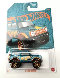 Hot Wheels '21 Ford Bronco Green #3 3/6 - 2024 Pearl and Chrome 56th - Picture 1 of 2