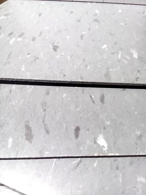 10 винтажных виниловых напольных плиток Azrock 12 x 12 дюймов серые оловянные крапчатые ретро - Изображение 1 из 4