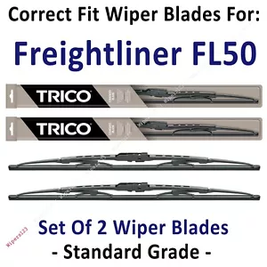 Paquete de 2 cuchillas limpiaparabrisas estándar - apto para 1995-2005 Freightliner FL50 - 30240x2 - Imagen 1 de 1