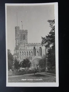 Bedfordshire DUNSTABLE Priory Church - Old RP Postcard (2) - Picture 1 of 2