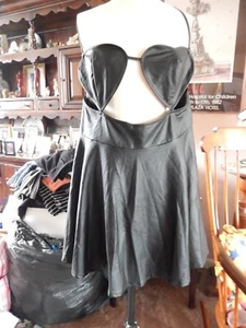Shein Icon Kunstleder abnehmbares HERZFÖRMIGES BUSTIER Partykleid GRÖSSE 2XL neu mit Etikett - Bild 1 von 11