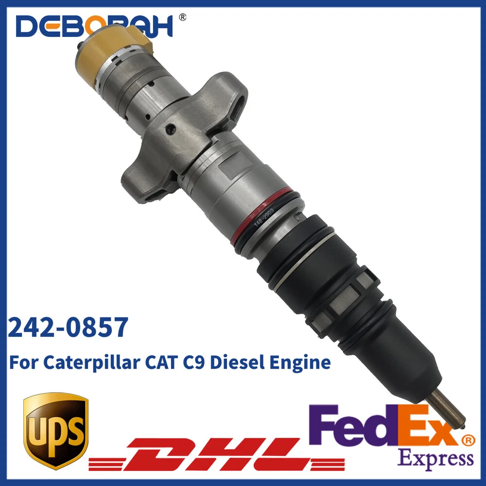 242-0857 High Quality C9 C-9 Diesel Engine Common Rail Injector 256-8106 For CAT - Image 1 of 4