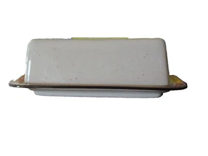 Vintage MCM Regenbogen Stein Sunkiss Showa Steinzeug Butterdose ~ Japan - Bild 1 von 4