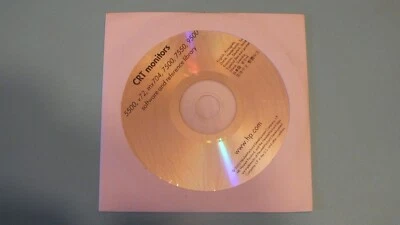 2003  HP CRT Monitor software CD - 5500 v72 mx704 7500 7550 9500 - Image 1 of 2