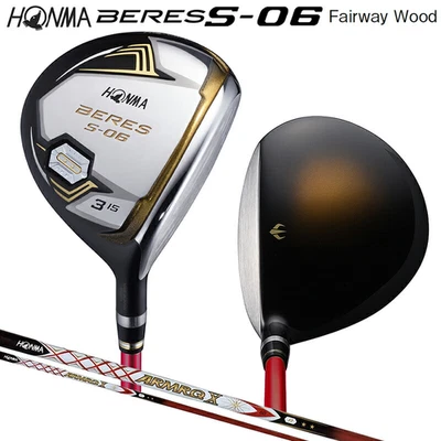 HONMA Golf Uomo Beres S-06 Fairway Legno 5W Mazza ARMRQ X 60 2S 2 Star... - Immagine 1 di 4