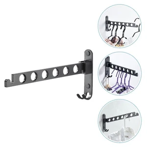 Wall-mounted Drying Rack Clothes Hanger for Wardrobe Space Saver - Picture 1 of 17