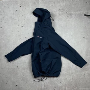 Vintage Berghaus Meru Peak Goretex Jacket Mens Size XL Burgundy Liam Gallagher - Picture 1 of 21