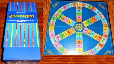 2 BOARD GAMES~ PASSWORD & TRIVIAL PURSUIT Master Trivia~ VTG~Cardinal, HornAbbot - Image 1 of 4