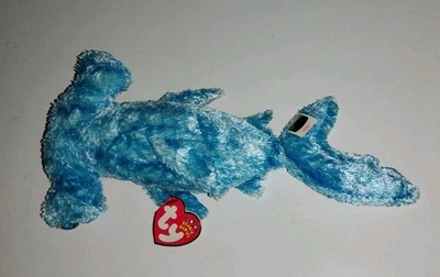 TY Beanie Baby - Trineo - Tiburón Hammerhead - Juguete de colección raro 2002 Foto 1 de 2