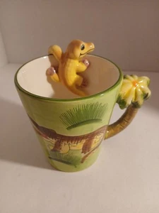 Gator 2 Tone Cup Gator In Cup And Palm Tree Handle G4 - Picture 1 of 7