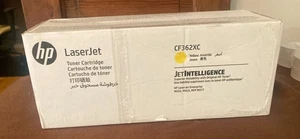 HP High Yield LaserJet Cartridge CF362XC Yellow For LaserJet M553 M553 - Photo 1/2