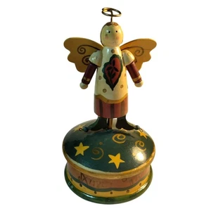 Midwest Of Cannon Falls Angel Trinket Box Wooden Figurine - Picture 1 of 12