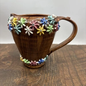 Fratelli Fanciullacci Mid Century Modern BRAUN BLUMENKRUG ITALIEN MCM 4,5" - Bild 1 von 6