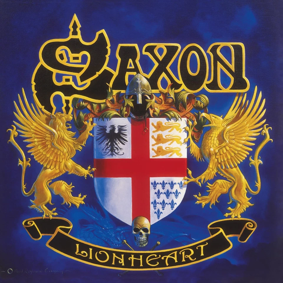Saxon Lionheart Aquamarine Coloured (Vinyl) - Image 1 of 1