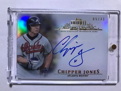 Topps TRIBUTE Chipper Jones 97577 - Image 1 of 3