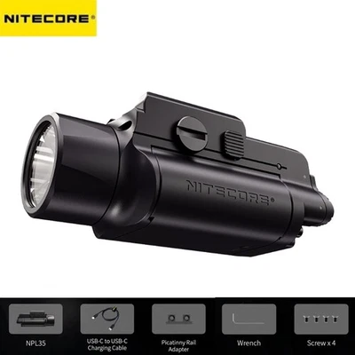 Luz táctica de caza NITECORE NPL35 2000 LM de alto rendimiento de largo alcance - Imagen 1 de 4