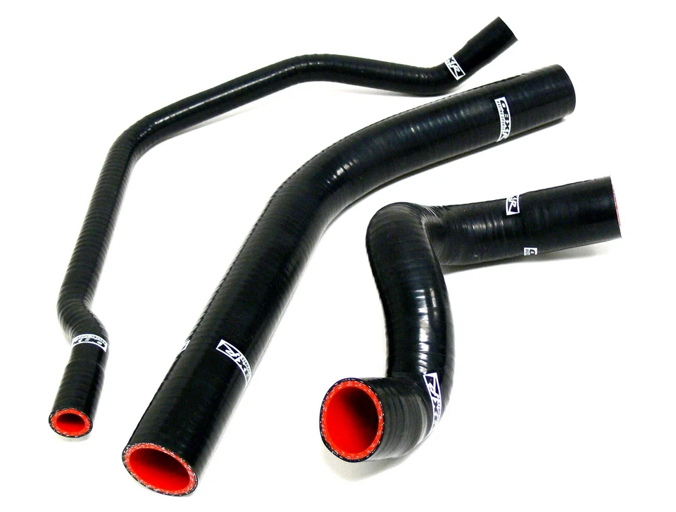 OBX Silicone Radiator Hose Set 91-92 BMW 318i 1991 318is M42 E30 1.8L L4 Black - Imagem 1 de 1
