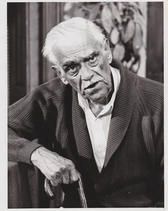 1968 Press Photo Horror Film Actor Boris Karloff stars on "The Name of the Game" - Picture 1 of 2