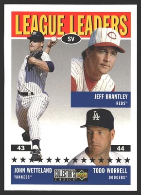John Wetteland / Todd Worrell / Jeff Brantley LL #63 1997 Collector's Choice - Image 1 of 2