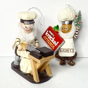 Par de adornos vintage Kurt Adler Hershey - Imagen 1 de 6