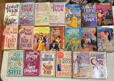 Lot of 20 Historical Romance Fiction Novel Paperback Books by Various Authors - Image 1 of 2