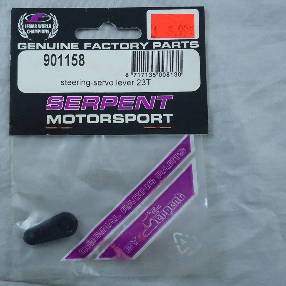 Servo palanca de dirección Serpent Racing (cuerno) 23T SER901158 Foto 1 de 1