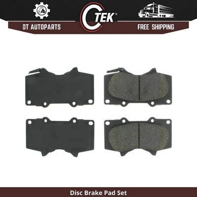 Для 2005-2023 Toyota Tacoma | Центричные передние дисковые тормозные колодки | полуметаллические - Изображение 1 из 4