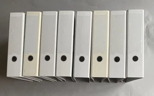 8 Leitz-Ordner breit in Plastik Weiß - Bild 1 von 1