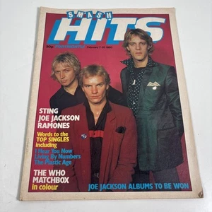 Smash Hits. February 7-20, 1980. Sting/Police, The Who, Ramones, Joe Jackson etc - Picture 1 of 7