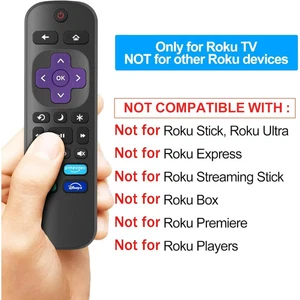 Mando a distancia por infrarrojos para Roku Hisense TCL Sharp Element Philips Insignia Onn - Imagen 1 de 7