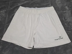 Sergio Tacchini Classic White Tennis Gym Lined Shorts SZ Small W30×L5.5 - Picture 1 of 11