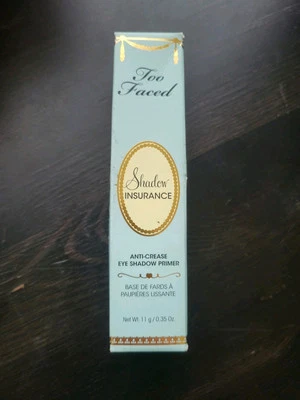 Too Faced Shadow Insurance 24 Hour Eye Shadow Primer  0.35 oz. NIB - Image 1 of 2