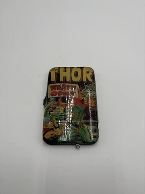 The Mighty Thor The Wrath Of Odin Hard Case Bifold Wallet Retro Marvel Comics - Image 1 of 4
