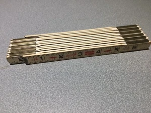 FOLDING CARPENTER’S ruler 72 " 2 meters LUFKIN LEVI & SAN MIGUEL ARCHITECS PROMO - Picture 1 of 3