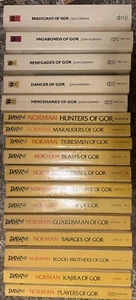 Lot of 18 Vol John Norman GOR~Tarl Cabot Saga 8-25 All VGC 1st Editions - Picture 1 of 8