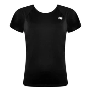 Camiseta New Balance manga corta negra cuello redondo para mujer Core Run WT93868 BK - Imagen 1 de 1