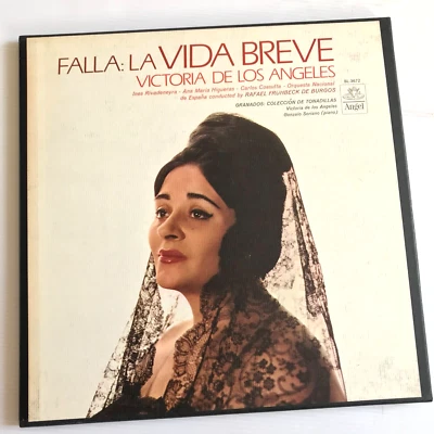 Falla - La Vida Breve - Victoria De Los Angeles, De Burgos 2LP Vinyl Box Set EX - Image 1 of 4