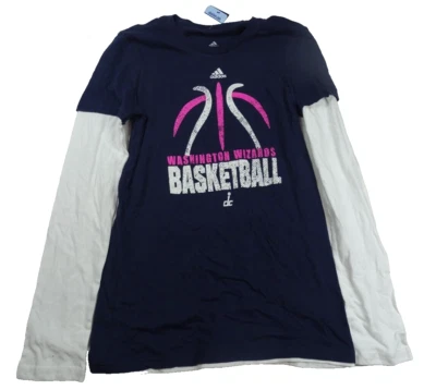 Washington Wizards NBA Adidas Niña Gráfico Manga Larga Foto 1 de 4