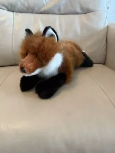 Douglas Fletcher 19" DLUX Red Fox Realistic Stuffed Animal Plush NWT NEW - Picture 1 of 9