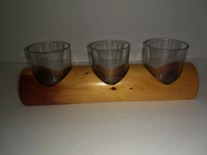 CANDELA RUSTICA FATTA A MANO CEDRO ROSSO PORTA VOTIVO CONTIENE 3 PRIMITIVI CASALI - Foto 1 di 10