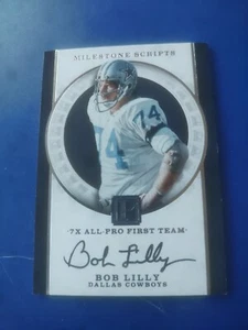 2017 Panini Pantheon - Milestone Scripts #MS-BL Bob Lilly /99 (AU) - Foto 1 di 4