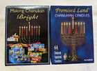 Promised Land Chanukah Menorah 44 Boxed Twisted Candle Colors Pure Paraffin Wax