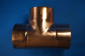HVAC Copper Fitting CxCxC  Tee 3-1/2" Flaring ID 89mm - Picture 1 of 4